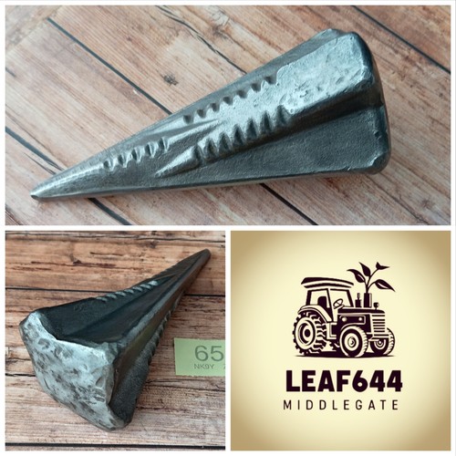 Metal wedge log wood splitter - metal,