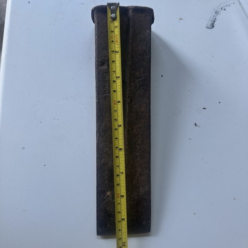 Vintage solid steel log - solid,