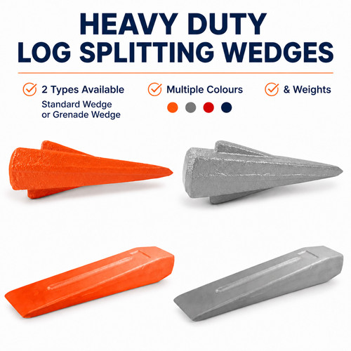 Log splitter splitting wedge - log,